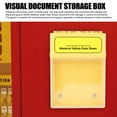 thumbnail image 3 of Document Visual Document Storage Box Dust and Water Poof MSDS Magnetic Industrial Document File Box, 3 of 7