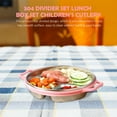 thumbnail image 2 of 1 Pce Assiette en Acier Inoxydable pour Enfants Assiette de Nourriture Assiette de Rangement Alimentaire pour la Maison, 2 of 6