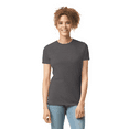 thumbnail image 3 of Gildan Softstyle Women’s T-Shirt, Semi-fitted 100% ring-spun cotton Tee, Charcoal Shirt Size-M, 3 of 5