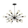 thumbnail image 1 of Xtricity - 18-Light Pendant, 33.8 '' Length, From Lucerne Collection, Black, 1 of 6