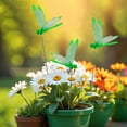 thumbnail image 6 of Rirozkan Garden Dragonfly Stakes, Metal Insect Yard Art, Outdoor Flower Bed Decor, Colorful Wire Dragonfly, Lawn Ornament Decorations For Garden Patio Backyard Landscape, 6 of 8