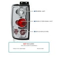 thumbnail image 3 of Spec-D Tuning Chrome Housing Clear Lens Tail Lights Compatible with 1997-2002 Ford Expedition, Left + Right Pair Assembly, 3 of 7