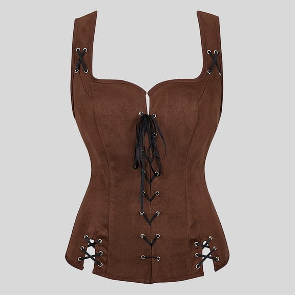 Women's Vest Cosplay Costume Bodice Tanks The Medieval Court Gentlemen Wore Stage Costumes With Coat