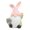 T267B, variant on NEXAVKPR Easter-Bunny-Ornament Resin Bunny-Dwarf-Doll Figurines Easter Home-Decor Farmhouse-Rustic Cute Easter Rabbit with Egg