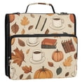thumbnail image 5 of FORMRS Zipper Binder with Shoulder Strap 2-inch Ring 500 Sheet Capacity File Bag, Fall Book, 5 of 5