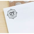 thumbnail image 3 of Printtoo Round Custom Text Rubber Stamp Self Inking Square Monogram Address Return Personalized Stamper, 3 of 6