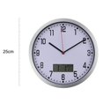 thumbnail image 4 of Bgsha Horloge Murale avec Compteur de Température et d'Humidité LCD, 4 of 9