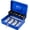 Blue, variant on Locking Cash Box with Lock,Money Box with Cash Tray,Lock Safe Box with Key,Money Saving Organizer,11.81Lx 9.45Wx 3.54H Inches,Green XL Large