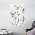 thumbnail image 1 of Garden Tapestry, Colorful Dandelions Stems Buds Leaves Bedding Plants Wildlife Meadow Cottage Theme, Wall Hanging for Bedroom Living Room Dorm Decor, 40W X 60L Inches, Multicolor, by Ambesonne, 1 of 2