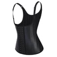 thumbnail image 3 of Corset moldeador Baoblaze Mujer Underbust Chaleco Deshuesado de Acero Negro 3XL, 3 of 7