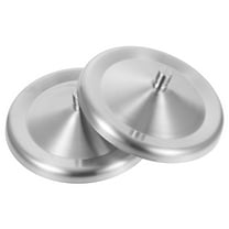 UPOUART Mug Lid Cup Lids Silver Stainless Steel 2Pcs Heat Preservation