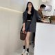 thumbnail image 1 of Traje elegante de verano para mujer, traje de moda de manga corta, chaqueta, pantalones cortos de cintura alta, conjunto de dos piezas, 1 of 4