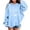 Blue, variant on SGMVNU Hoodies for Girls Loose Sweatshirt Long Sleeve Hood Tops Kids Spring Fall Winter Streetwear, Size 4-5 Years, Pink