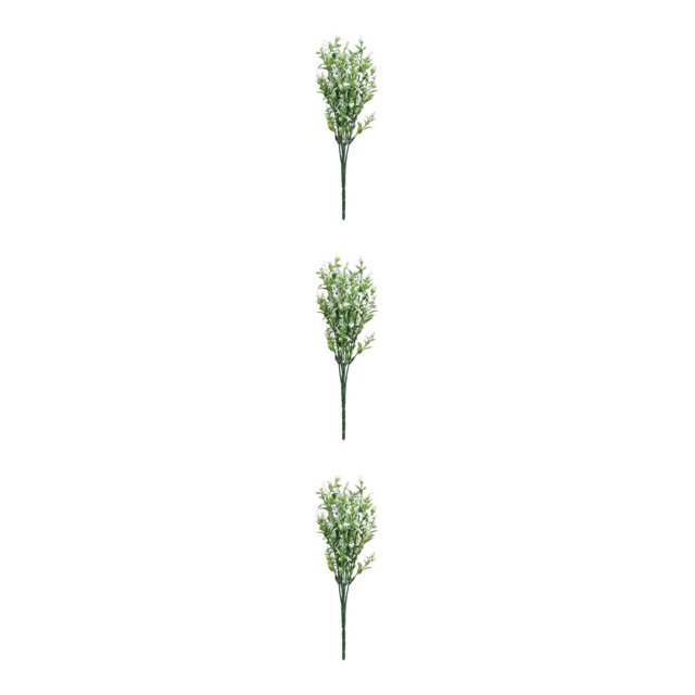 ZheElen 2x Artificial Plant Versatile And Wide Range Of Uses For Any Space Realistic white 3Set