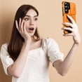 thumbnail image 7 of for Samsung Galaxy S26 Ultra Case with Slide Camera Cover and Rotating Kickstand Ring, Slim Magnetic Shockproof Accessories Phone Case,Orange,For Galaxy S26 Ultra 5G, 7 of 7