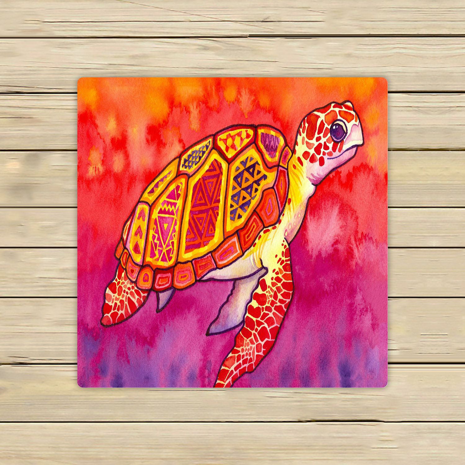ZKGK Sea Turtle Painting Hand Towel Bath Towels Beach Towel For Home  Outdoor Travel Use Size 13x13 Inches 