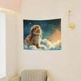 thumbnail image 3 of Picia Starry Sky Cloud Cute Rabbit Pattern Tapestry-Tapestries for Bedroom Living Room Dorm(29x37"), 3 of 8