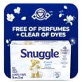 thumbnail image 1 of Snuggle Free and Soft Hypoallergenic Dryer Sheets, Free of Perfumes and Clear of Dyes, Dermatologist Tested, Controls Static, Reduces Wrinkles, 120ct, HE Compatible, 1 of 8