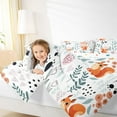 thumbnail image 4 of Homewish Kawaii Orange Squirrel 2pcs Bedding Comforter Set for Child Boys Girls,Chic Floral Flower Twin Comforter Sets,Cartoon Animal Breathable Bedding Set,Super Cozy Room Decor,Reversible, 4 of 8