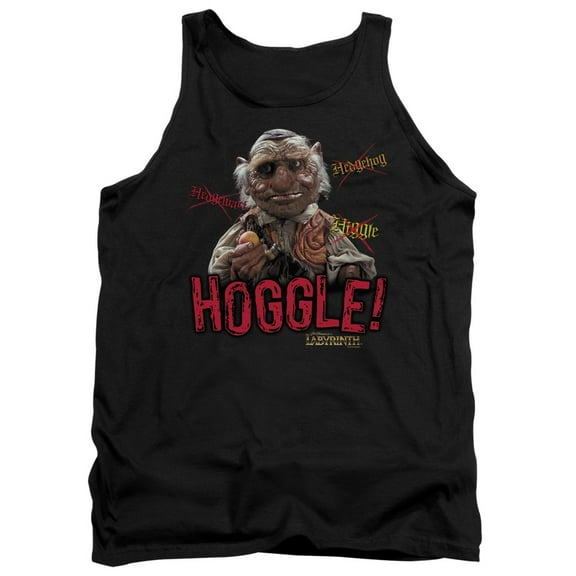 Labyrinth Hoggle Adult Tank Top Black