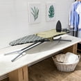 thumbnail image 4 of Seymour Home Products Adjustable Height, 4 Leg Ironing Board with Mesh Top and Iron Rest, Gray Lattice, 4 of 13