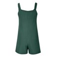thumbnail image 2 of Jalioing Plus Size Shorts Overalls for Women Casual Adjustment Suspender Rompers Short Jumpsuit & Pockets, 2 of 3