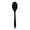 Black-3pcs, variant on Boliang 3pcs or 6 pcs Small Silicone Spoons, Multicolored Nonstick Kitchen Spoons for Cooking, Baking, Stirring, Heat Resistant, Easy to Clean (Red, Blue, Pink, Orange, Yellow, Green)