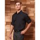 thumbnail image 2 of Premier - Camisa lisa de manga corta de caballero/hombre Diseño “Mangas remangadas” Tejido papelina - Trabajo/Fiesta/Restaurante (Negro), 2 of 5