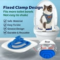thumbnail image 3 of Pet Cat and Dog Toilet Training Artifact Kit Sand Tray Toilet Removable Reusable Trainer Toilet Pet Cleaning Training Products, 3 of 10