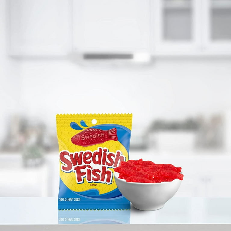 SWEDISH FISH and Friends Soft & Chewy Candy, 8.04 oz