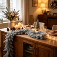 thumbnail image 6 of Christmas Garland 6ft -Faux Garland Holiday Decor for Mantel Staircase Fireplace Front Door, 6 of 6
