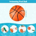 thumbnail image 4 of Swimming Pool Game Pool Ball 9 Inch Inflatable Pool Toys for Kids with Hose Adapter, Pool Game for Teen Adult (Basketball Style), 4 of 7