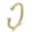 Gold, variant on Unisex Men Womens Yellow Gold Sterling Silver Plated Cuff Bangle Bracelet L85