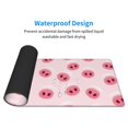 thumbnail image 5 of Disketp Gaming Mouse Pad Cute Pig Nose Pattern Large Mouse Mat Long Extended Desk Pad Non-Slip Rubber Mice Pads Stitched Edges Thin Pad (11.8x31.5 Inch), 5 of 9