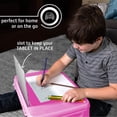 thumbnail image 6 of MAVOCRAFT Folding Lap Desk, Laptop Desk, Breakfast Table, Bed Table, Serving Tray, (Pink), 6 of 7