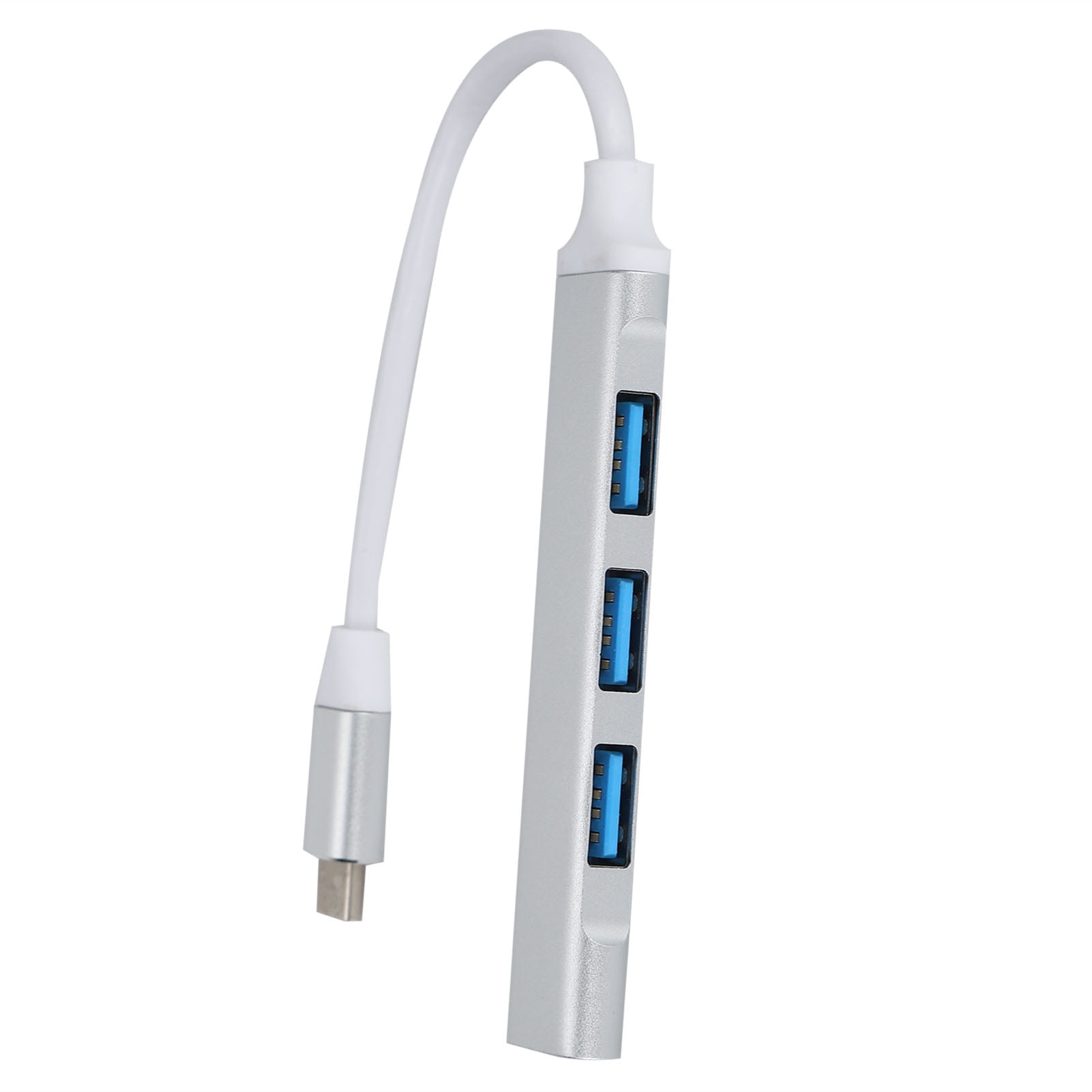 USB C HUB, ALUMINIO ALEACINON TUPO C AL CUBO USB Multiport Silver Con ...