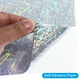 thumbnail image 4 of Unique Bargains 11.7x8.2" Printable Holographic Sticker Paper, 10Pcs A4 Glossy Rainbow Vinyl Sticker Paper Holographic, Style 8, 4 of 7