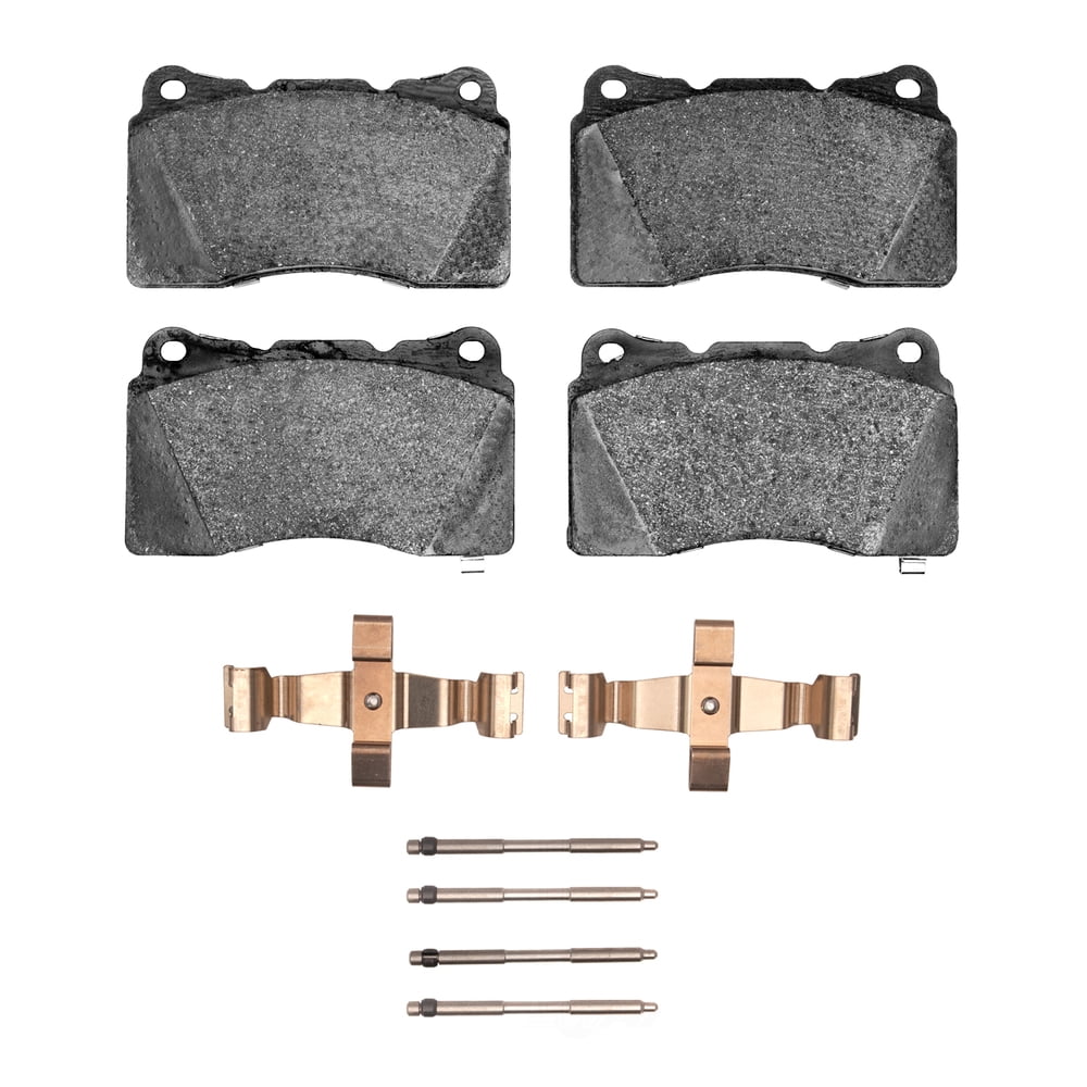 Dynamic Friction Company 1553-1001-03 DFC 5000 Advanced Brake Pads - Ceramic and Hardware Kit - OE
