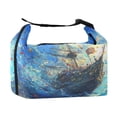 thumbnail image 2 of DIXRUYEE Lunch Bag Double Deck Lunch Cooler Box Fashion The Sunken Treasure Pattern, 2 of 7