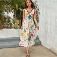 thumbnail image 5 of Flamingo Pattern Sleeveless Dress Female Clothing Dress Women Summer 2025 Dress, 5 of 7