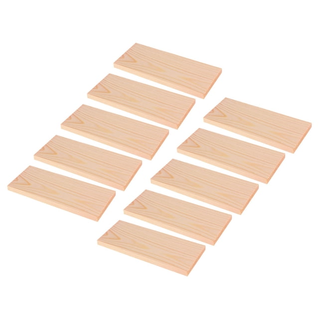 HAMPPLIES 10pcs DIY Wood Planks For Home Improvement Khaki For Students Crafts