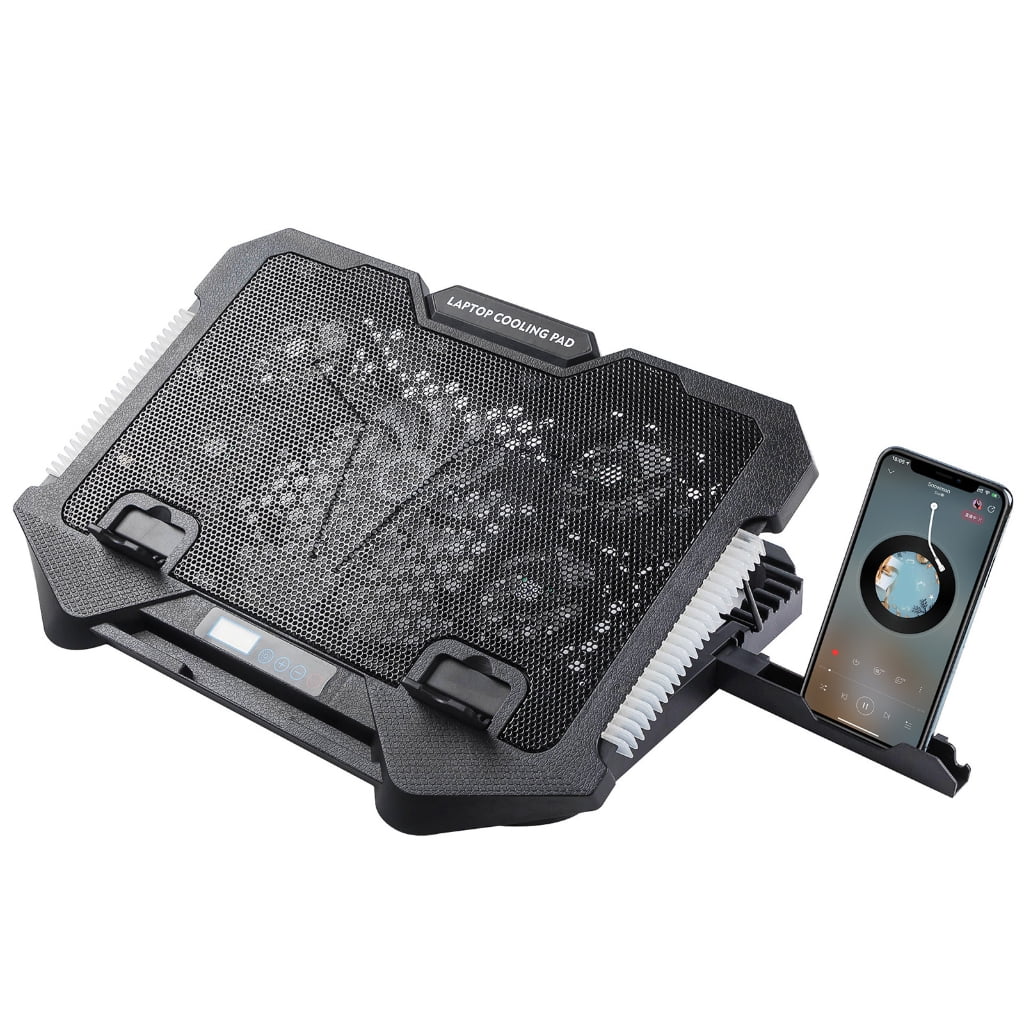 LED Laptop Cooling Pad Gaming Laptop Coolers Laptop Fan Cooling Stand with Quiet Cooling Fan for Laptop 2 USB Port