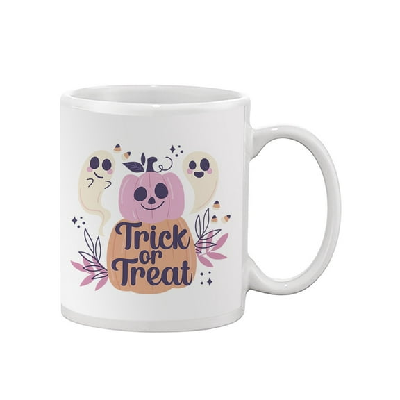 Trick Or Treat Cute Pumpkin Mug - Image by Shutterstock,