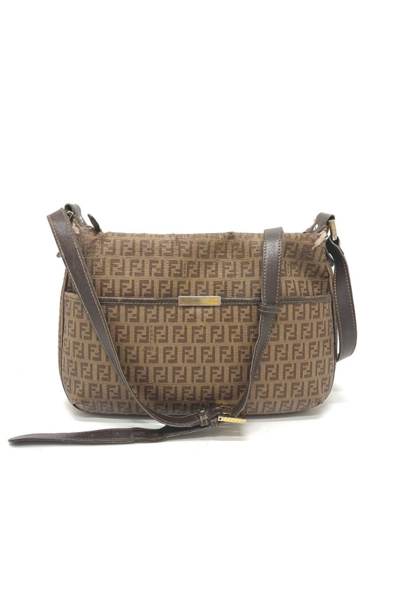 Pre-Owned FENDI 8BT206 Monogram Zucchino Logo Bag, Crossbody Pouch, Shoulder Men's & Women's,...
