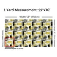 thumbnail image 3 of Manfei Geometry Buffalo Sewing & Crafting Fabric (5 Yards), Yellow Gray Black Grid Home Decor Fabric by the Yard, Modern Aesthetic Fabric by the Yard, Luxury Living Room Decoration, 3 of 6