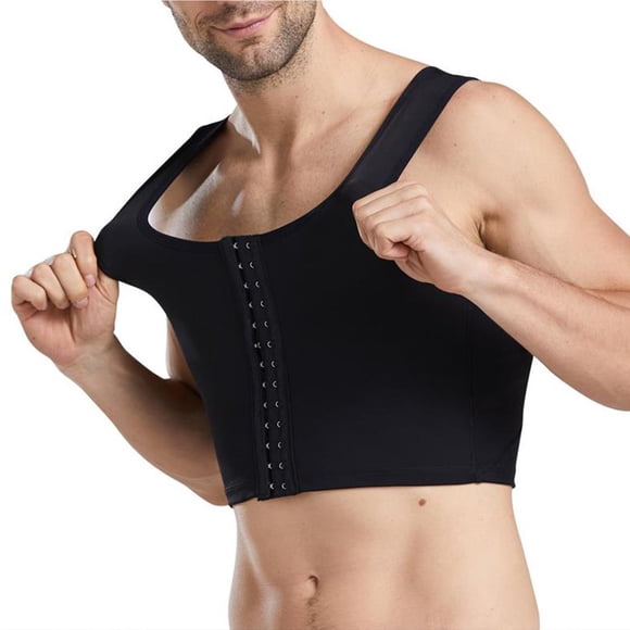Soidarity Chalecos con forma de pecho para hombre, Control masculino, ginecomastia de mama, postura de apoyo profesional, corsé correcto, Tops de Type4 NO4