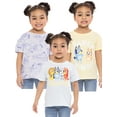 thumbnail image 5 of Bluey Toddler Girls Graphic Tee with Short Sleeves, 3-Pack, Sizes 12M-5T, 5 of 8