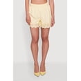 thumbnail image 3 of Women's Eyelet Hem Smocked Waist Embroidered Shorts, 3 of 4