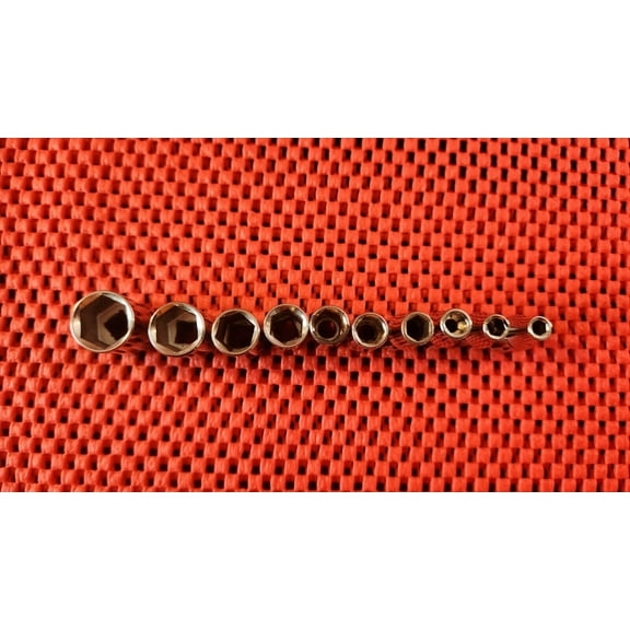 CRAFTSMAN 10-Piece SAE Socket Set, 1/4" Drive, 6-Point (5/32" to 1/2"), Made in USA - Professional Grade Hand Tools