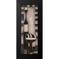 thumbnail image 2 of Combs, Joyce 11x24 Black Modern Framed Museum Art Print Titled - Tribal Texture I, 2 of 5